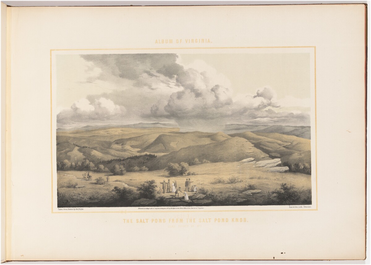 The Salt Pond from the Salt Pond Knob, No. 2 by after Edward Beyer