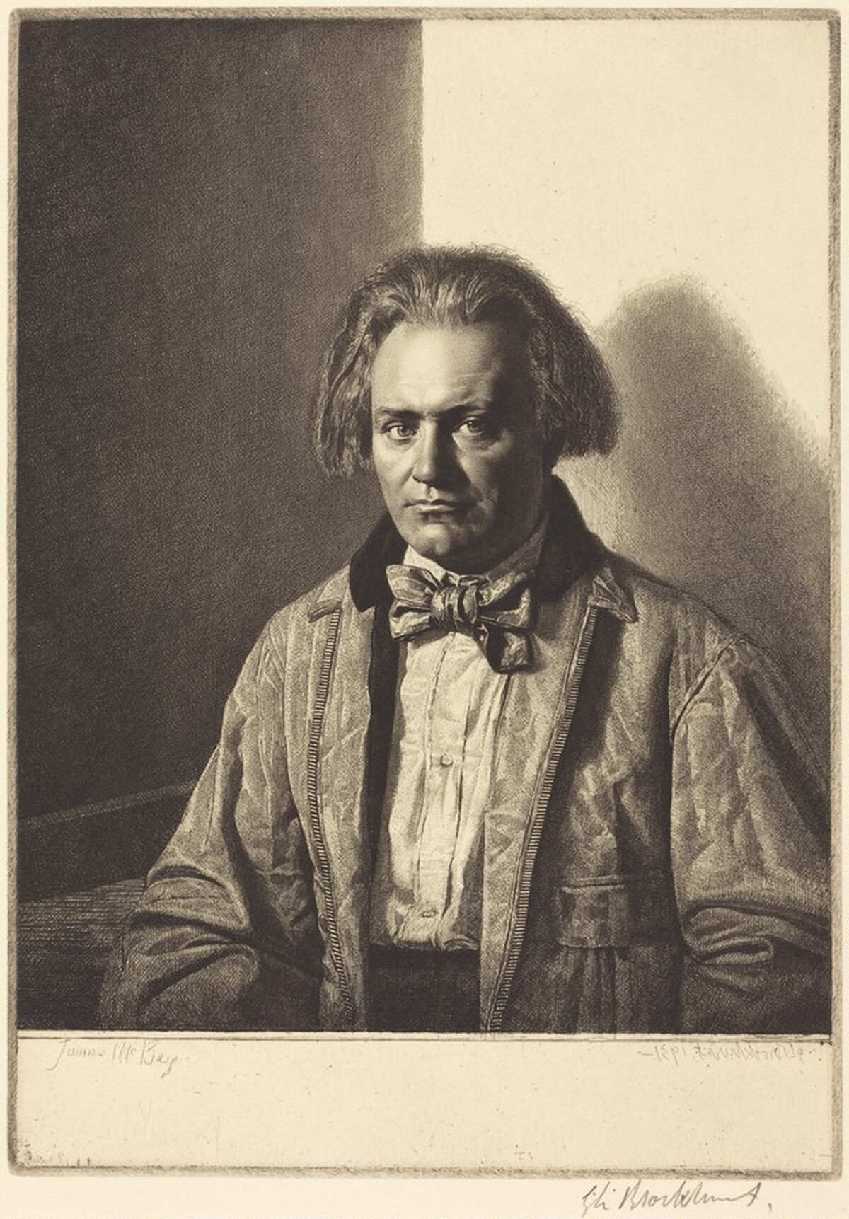 James McBey by Gerald Leslie Brockhurst