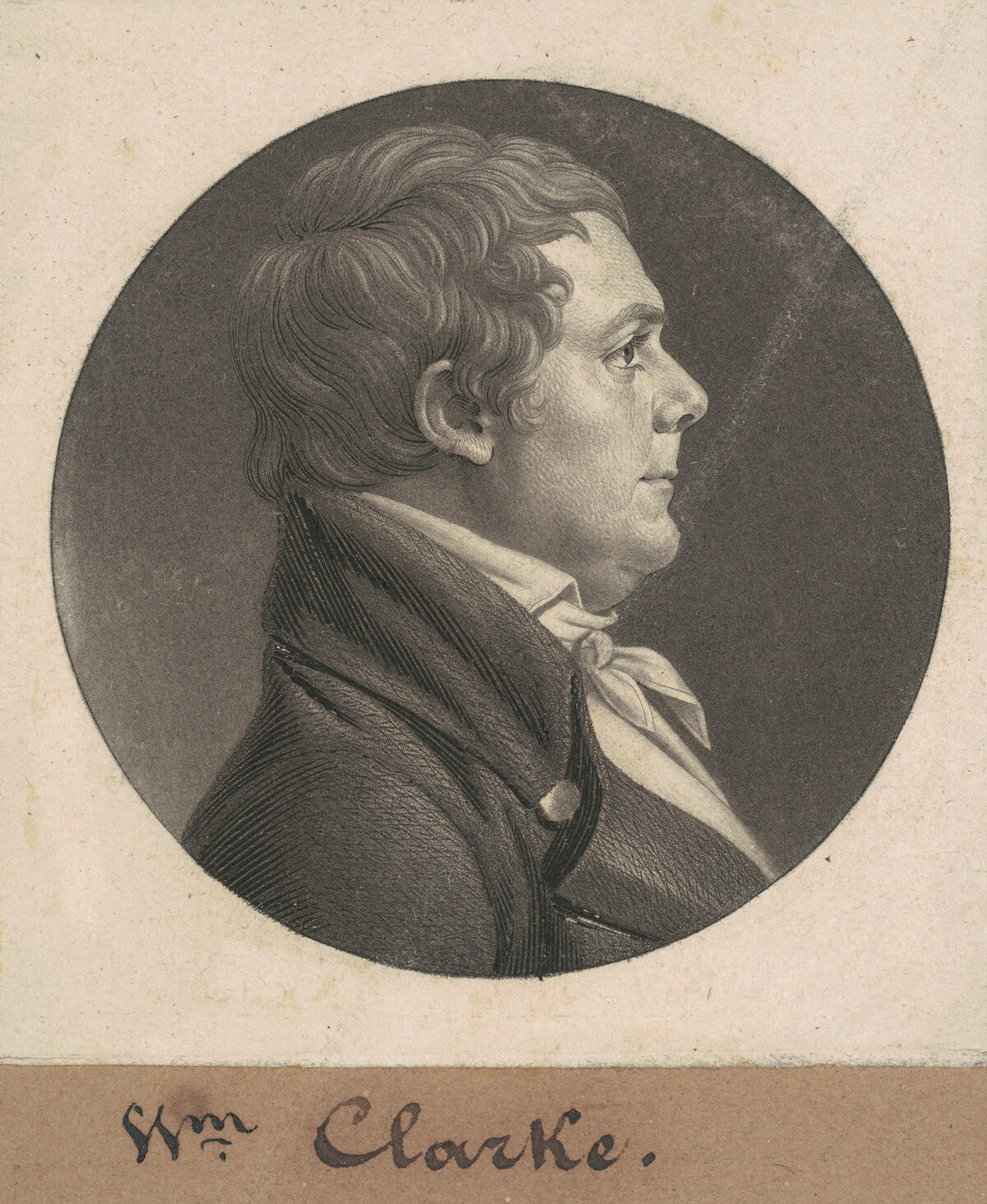 William Clark by Charles B. J. Févret de Saint-Mémin