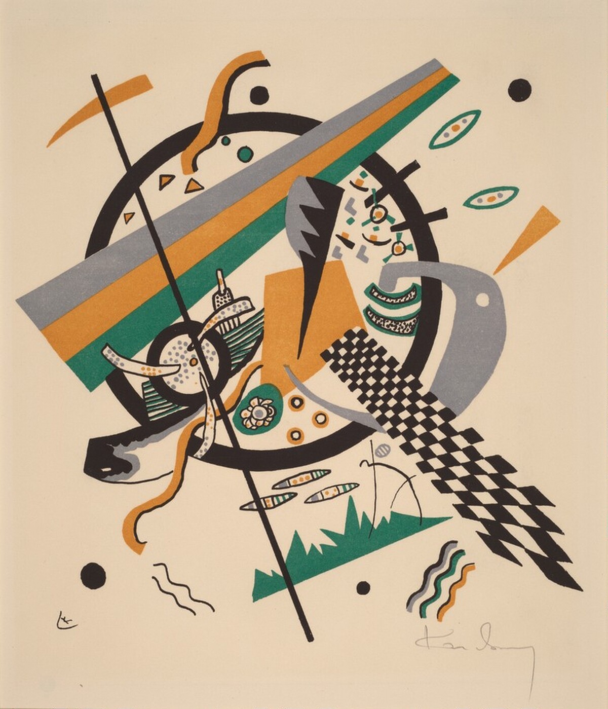 Small Worlds IV by Wassily Kandinsky