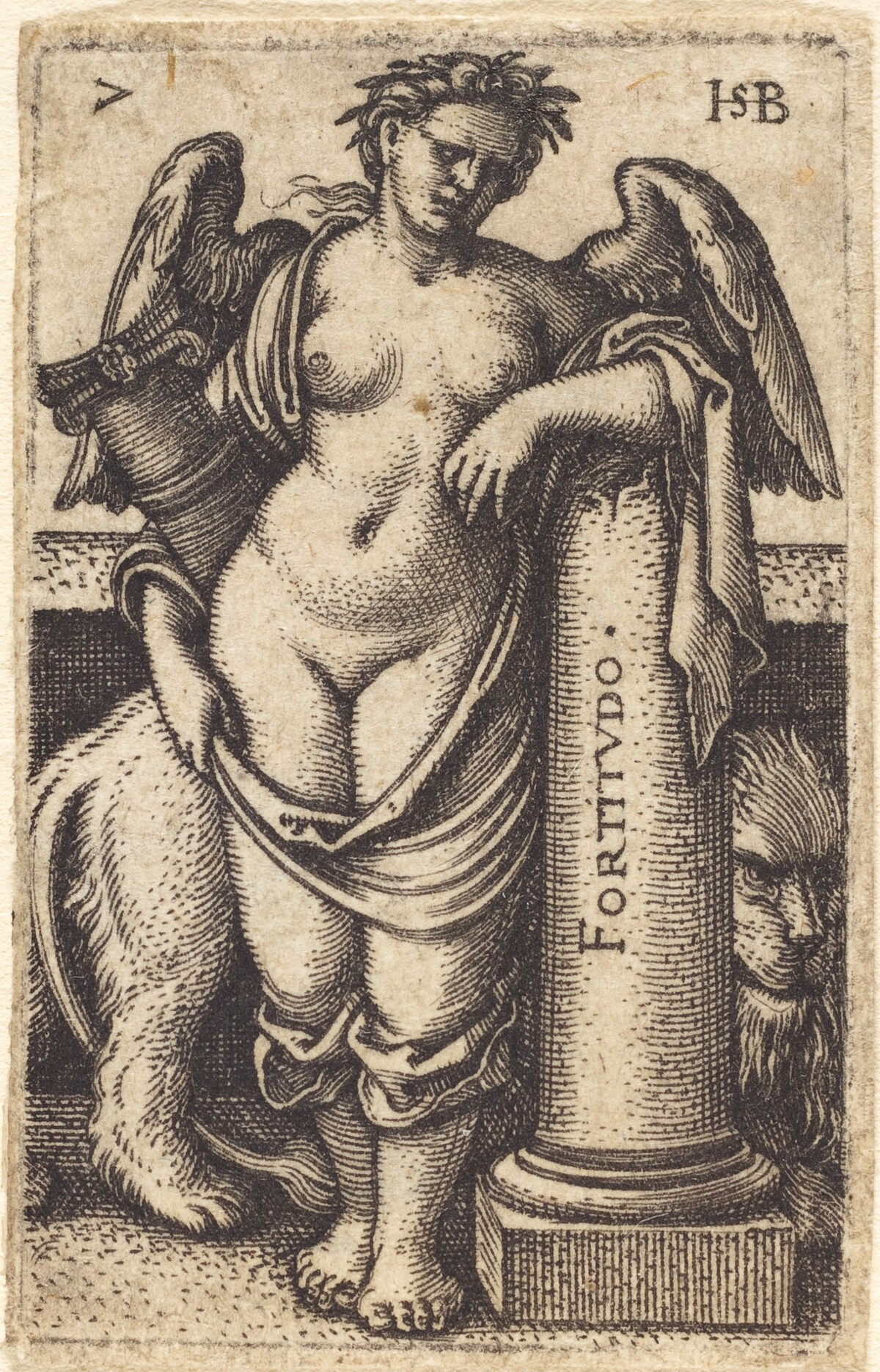 Fortitudo (Fortitude) by Sebald Beham
