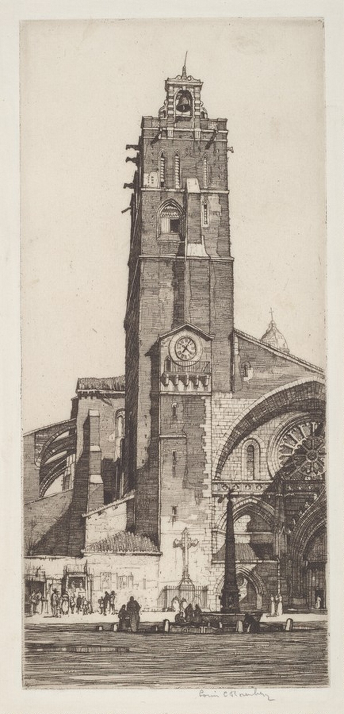 St. Etienne, Toulouse by Louis Conrad Rosenberg
