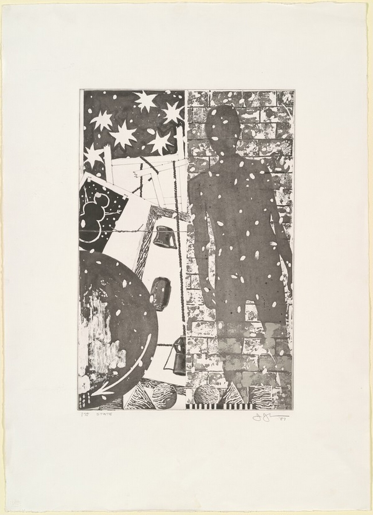 The Seasons (Winter) [state proof of 1st state] by Jasper Johns