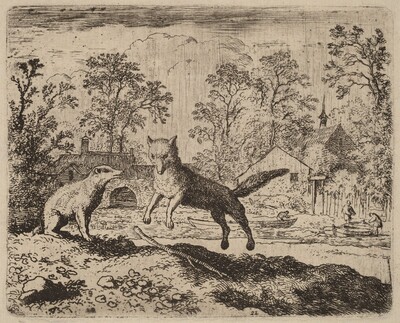 The Badger Imposes a Penance on Reynard