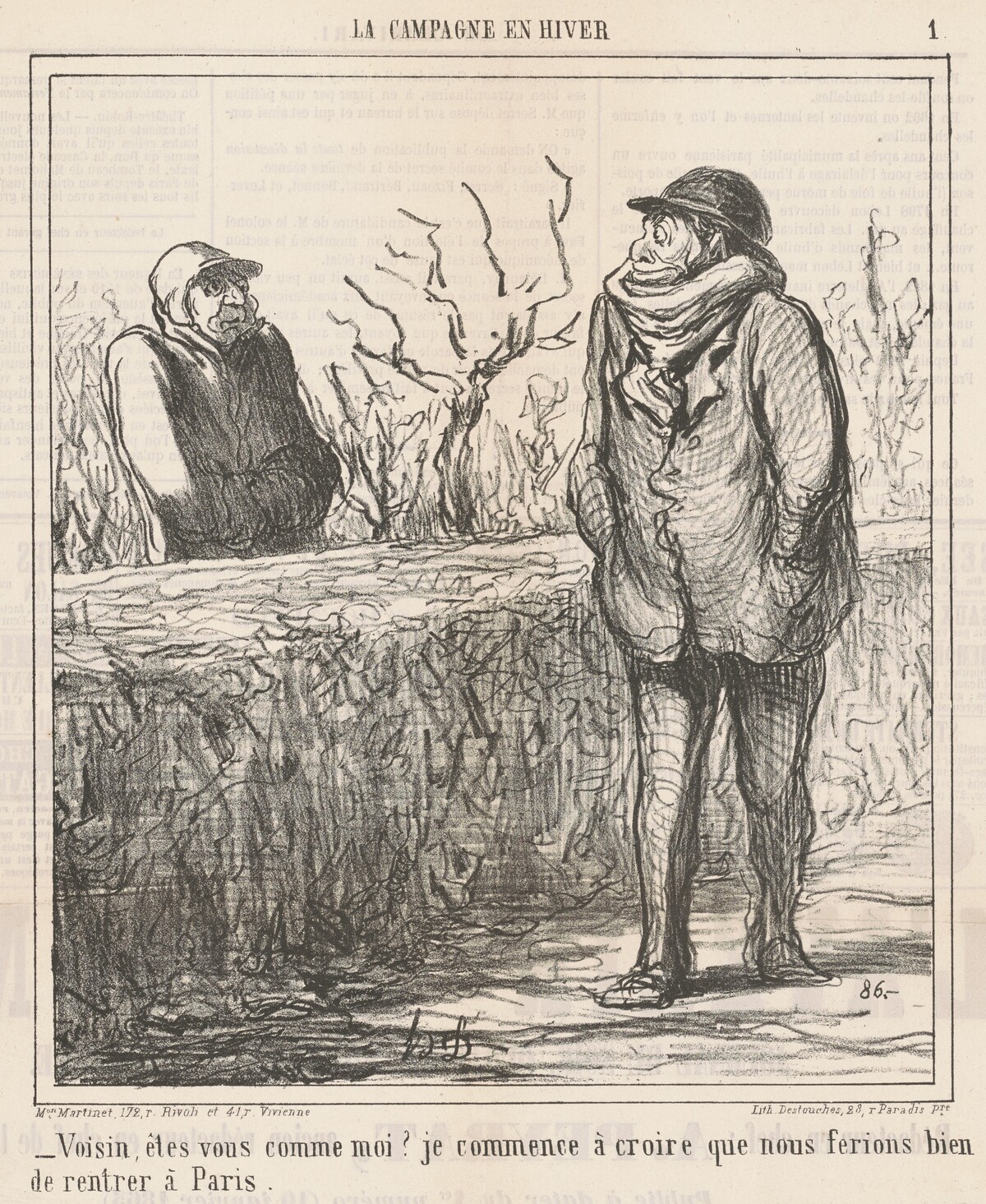 Voisin, êtes-vous comme moi? ... by Honoré Daumier