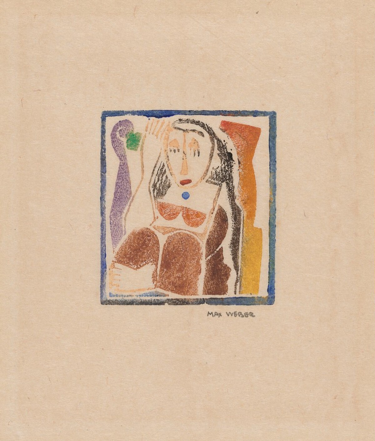 Seated Woman by Max Weber