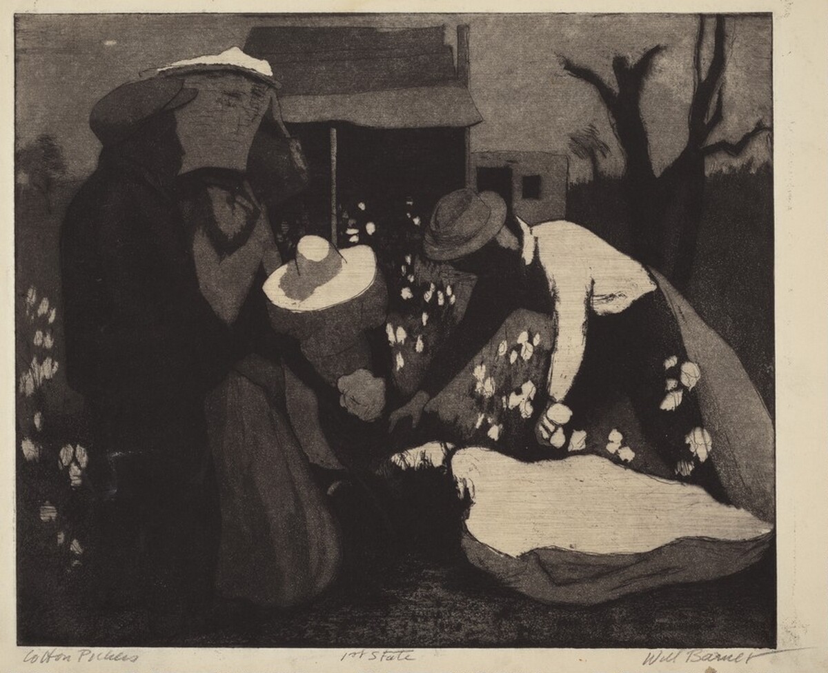 Cotton Pickers by Will Barnet