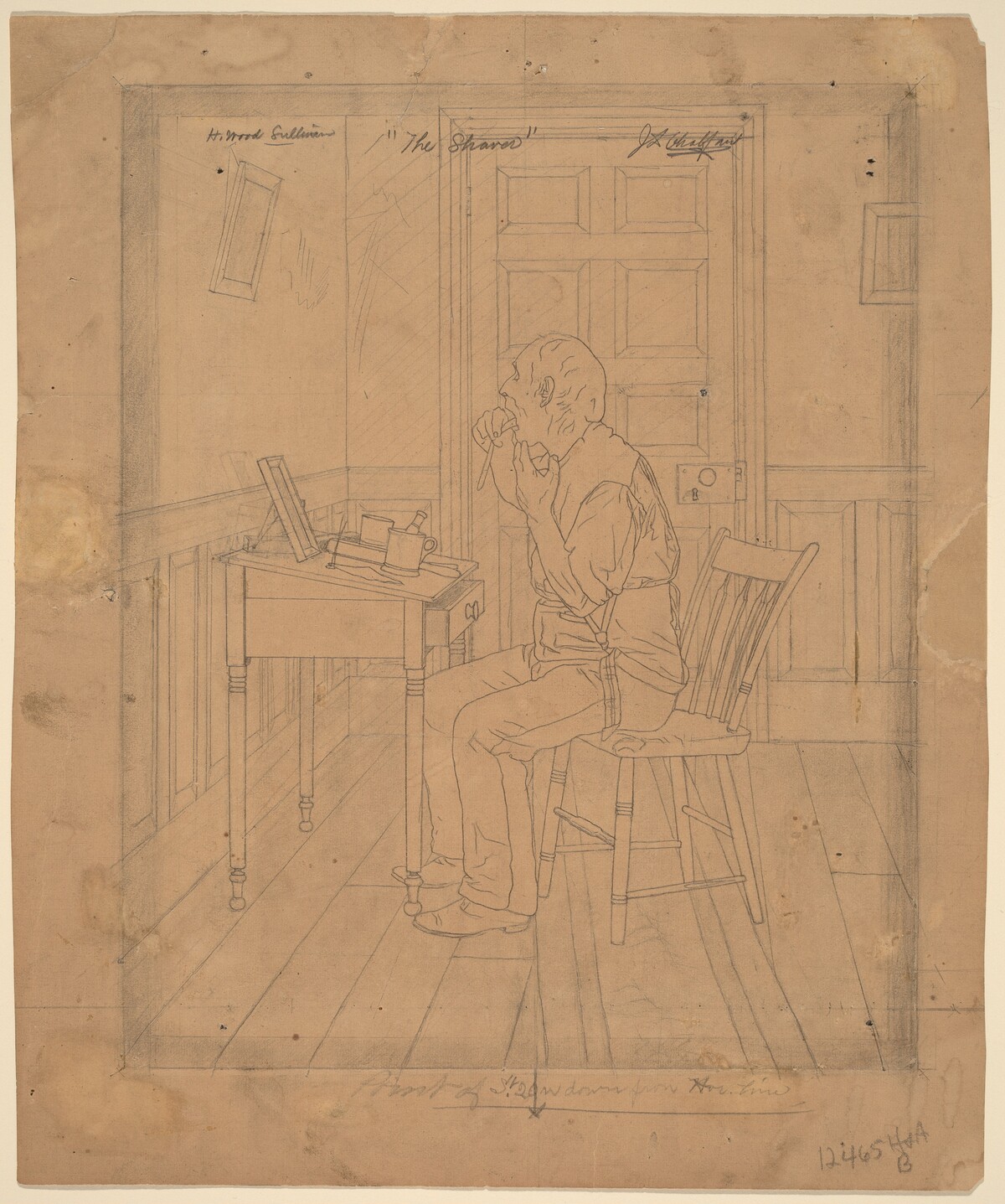 H. Wood Sullivan - "The Shaver" by Jefferson David Chalfant