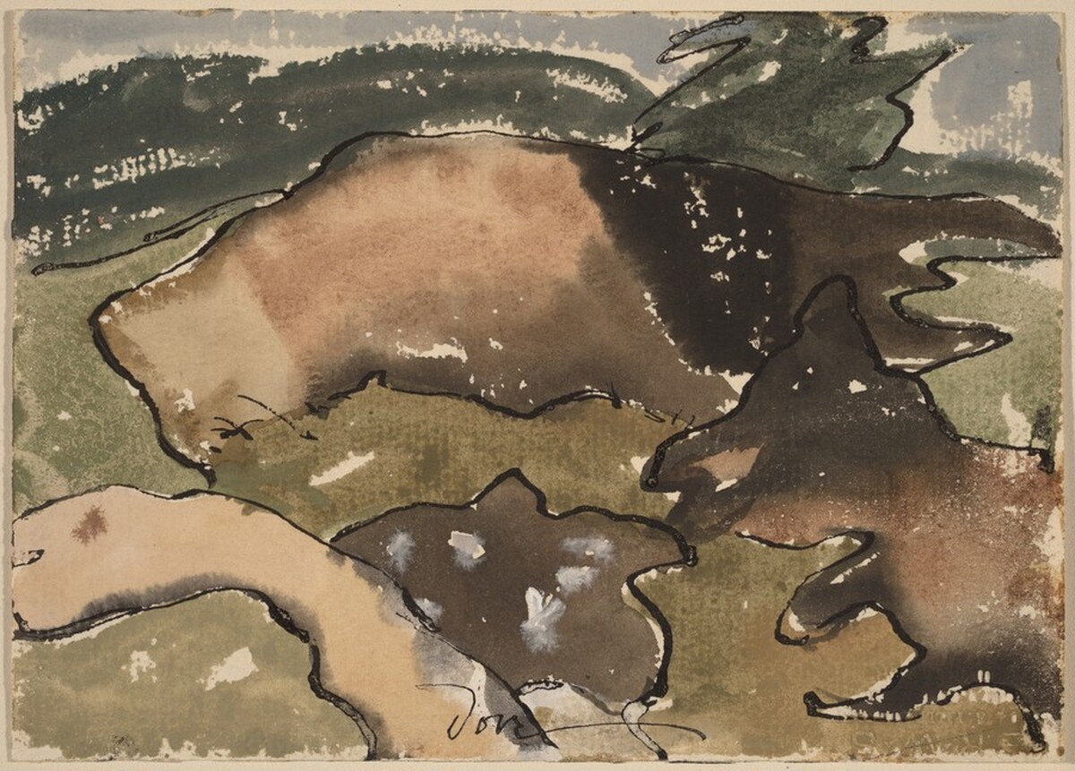 From Cows by Arthur Dove