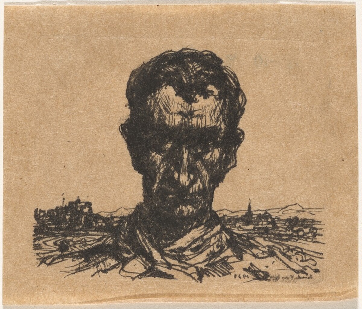 Self-Portrait by Frank J. Van Sloun