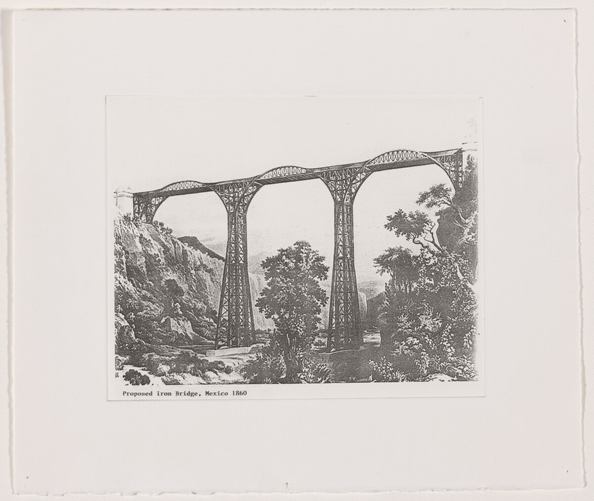 Arch Bridges [working proof 3] by Chris Burden
