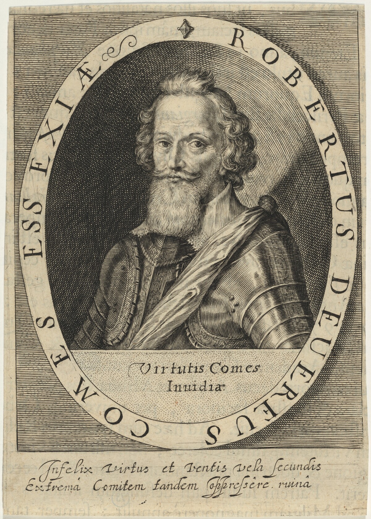 Robert Devereux, Second Earl of Essex by Willem de Passe and Magdalena de Passe
