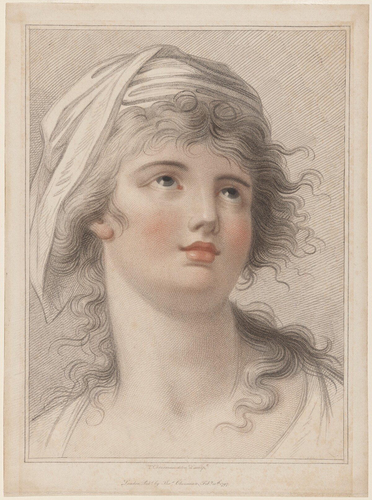 Head of a Young Woman by Thomas Cheesman