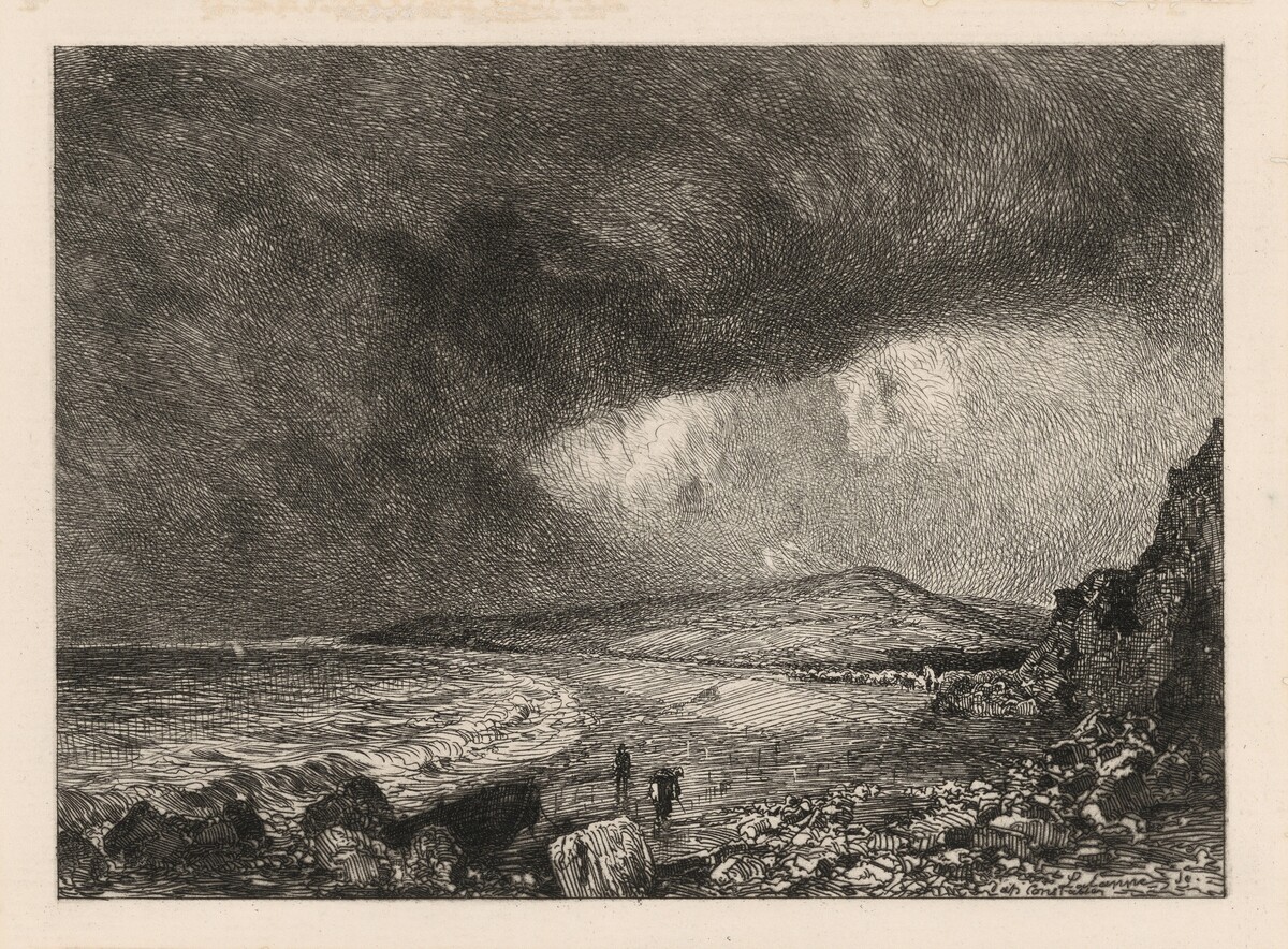 Weymouth Bay by Maxime Lalanne, after John Constable