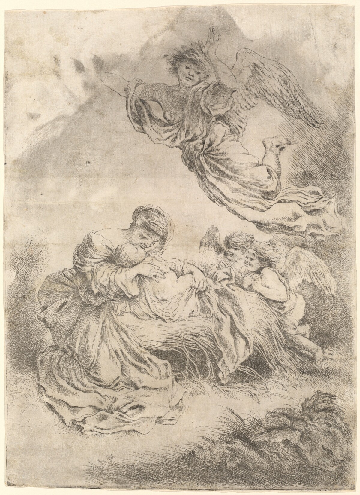 The Madonna and Child by Giovanni Benedetto Castiglione