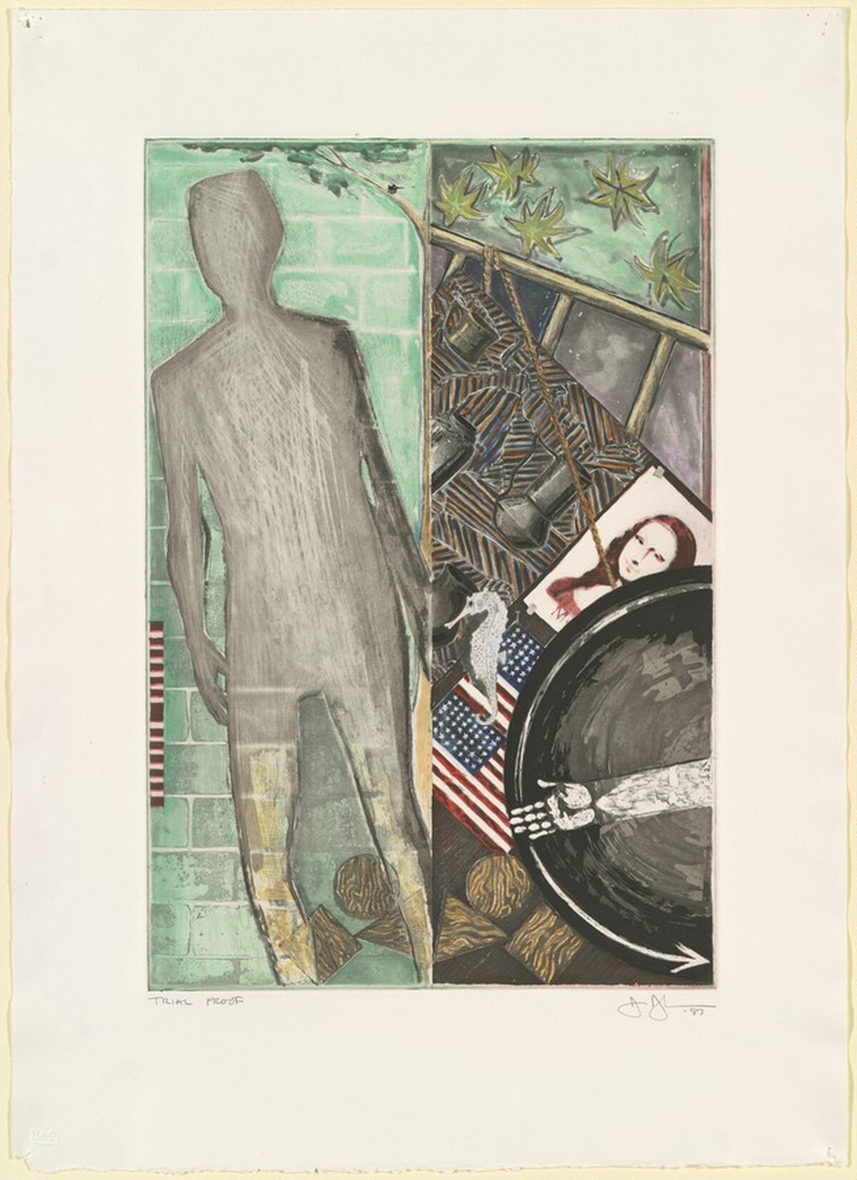 The Seasons (Summer) [trial proof] by Jasper Johns