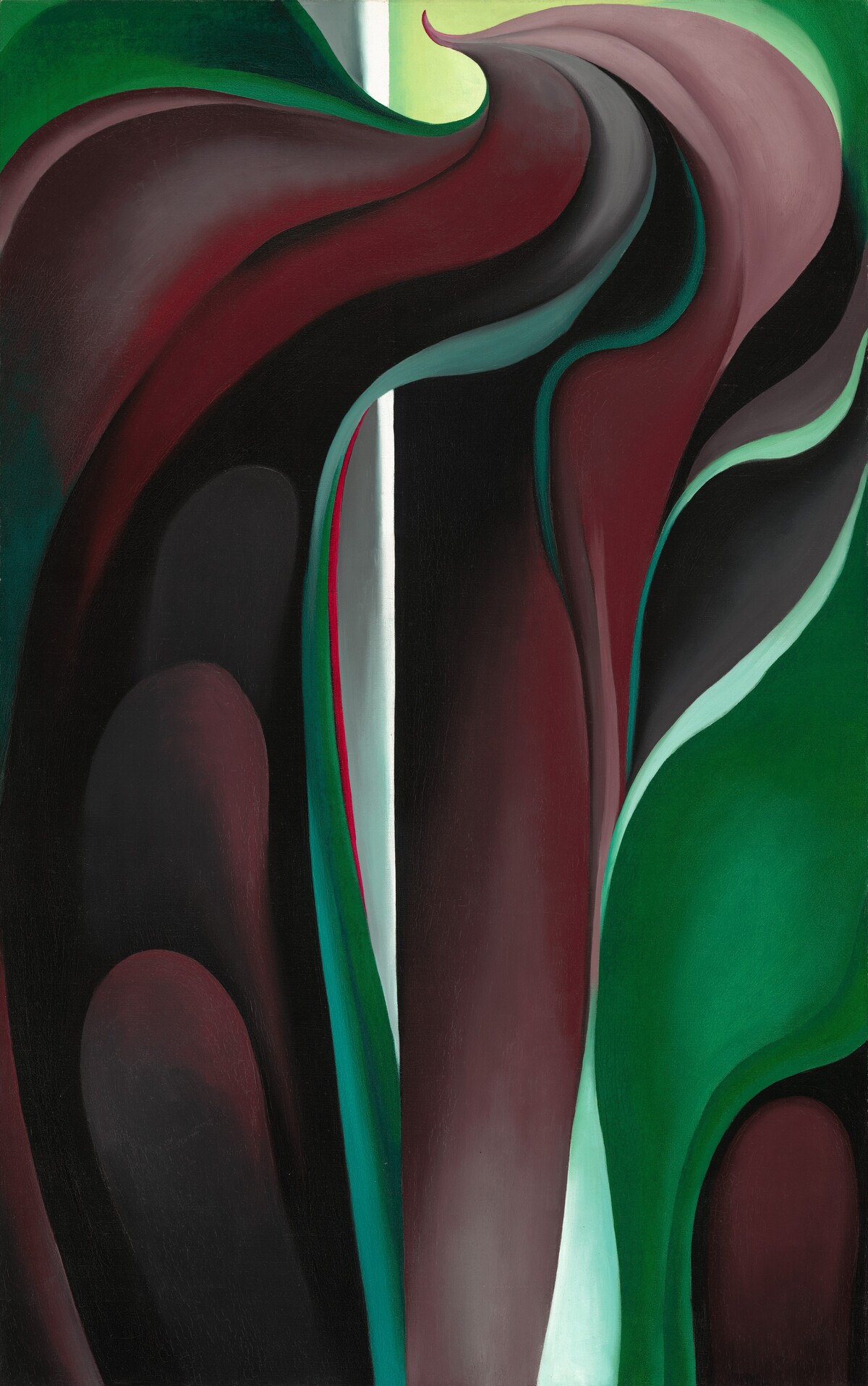 Jack-in-Pulpit Abstraction - No. 5 by Georgia O'Keeffe