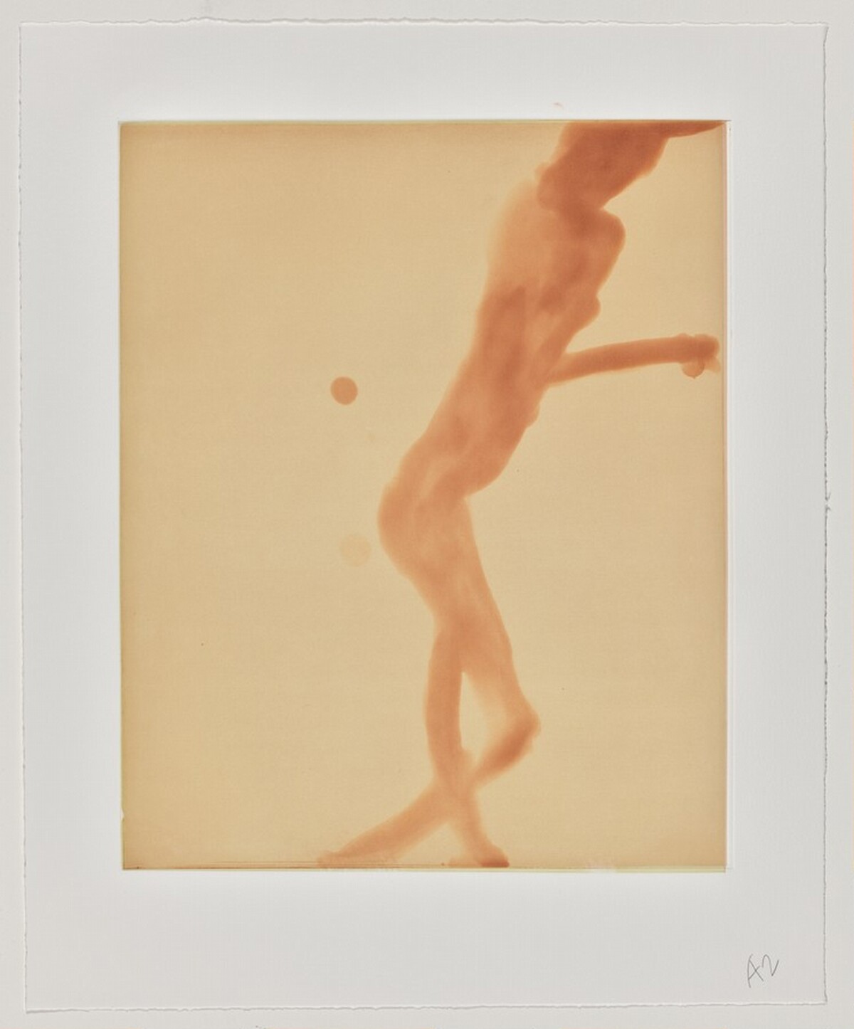 Copper Plate Nude 2 [working proof 1] by Nathan Oliveira