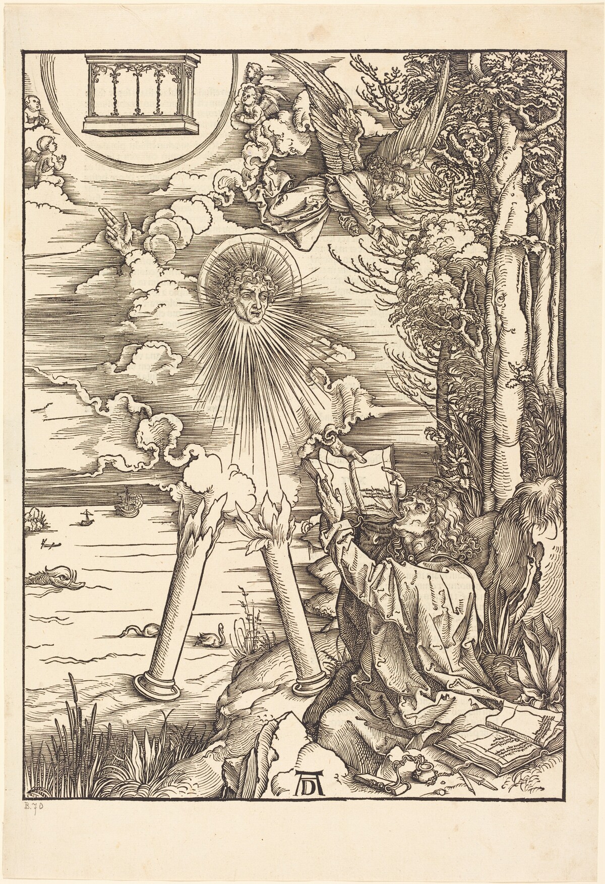 Saint John Devouring the Book by Albrecht Dürer