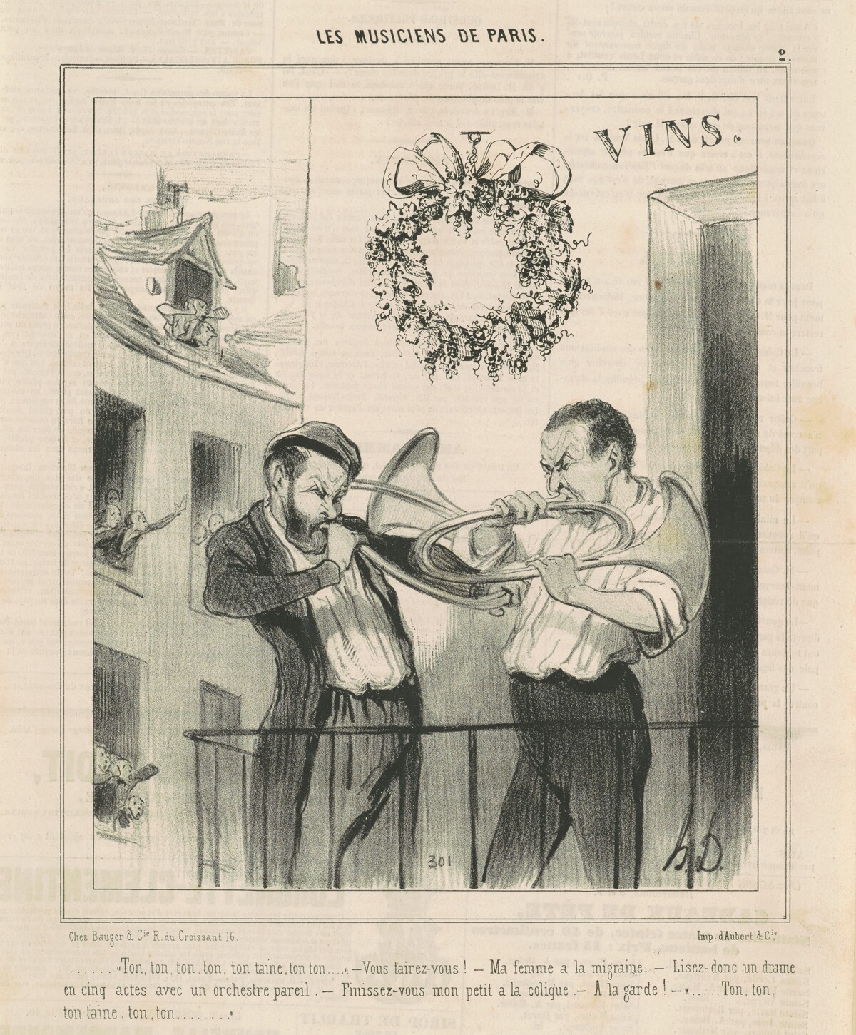 Ton, ton ... ton taine ... by Honoré Daumier