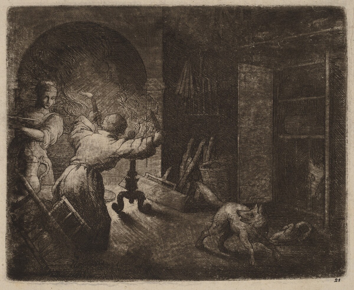 Reynard Steals a Capon from the Pastor by Allart van Everdingen