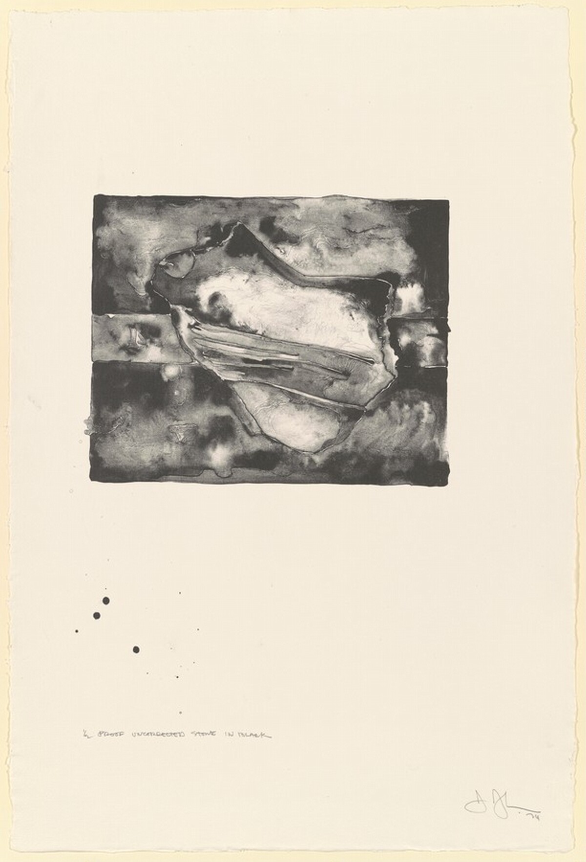 Torso [proof] by Jasper Johns