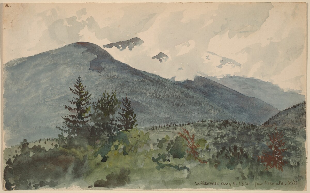 White Mountains from Fernald's Hill by Charles de Wolf Brownell