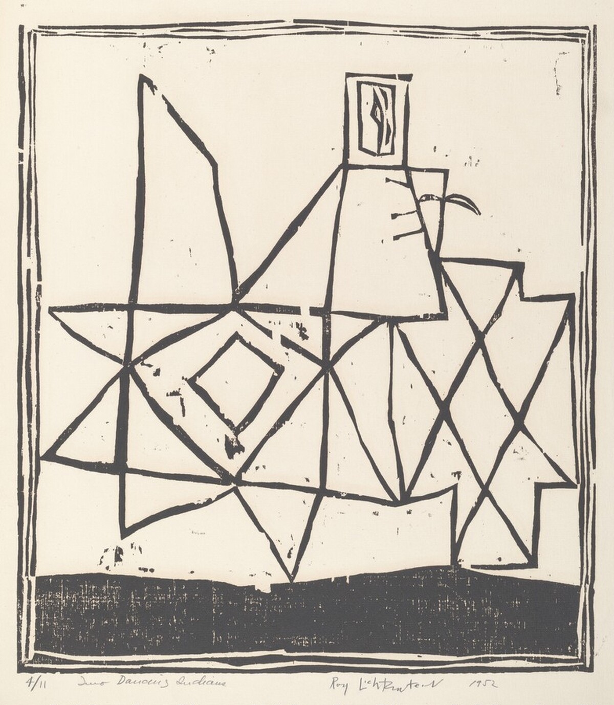 Two Dancing Indians by Roy Lichtenstein