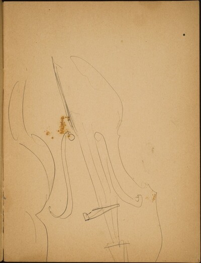 Detailstudie eines Violoncello (Study of a Violin) [p. 3]