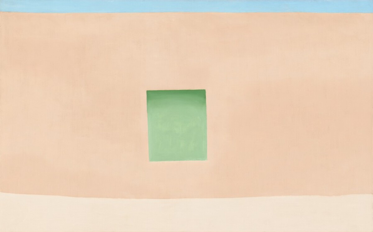 Wall with Green Door by Georgia O'Keeffe