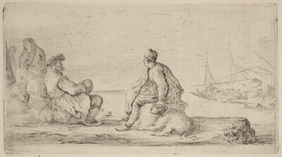 Sailors Seated on a Bank
