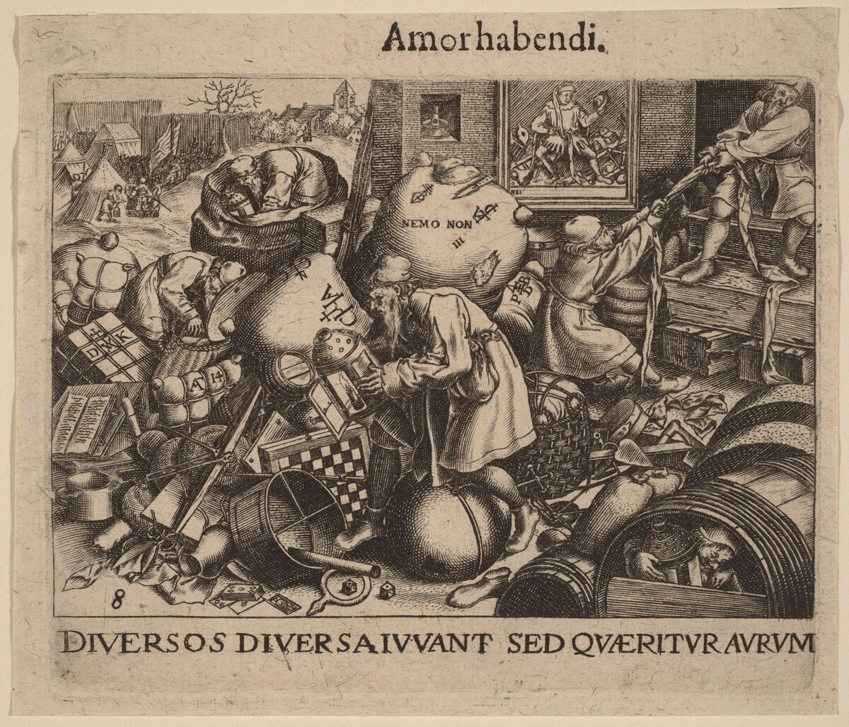 Everyman by Johann Theodor de Bry after Pieter Bruegel the Elder