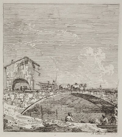 The Wagon Passing over a Bridge
