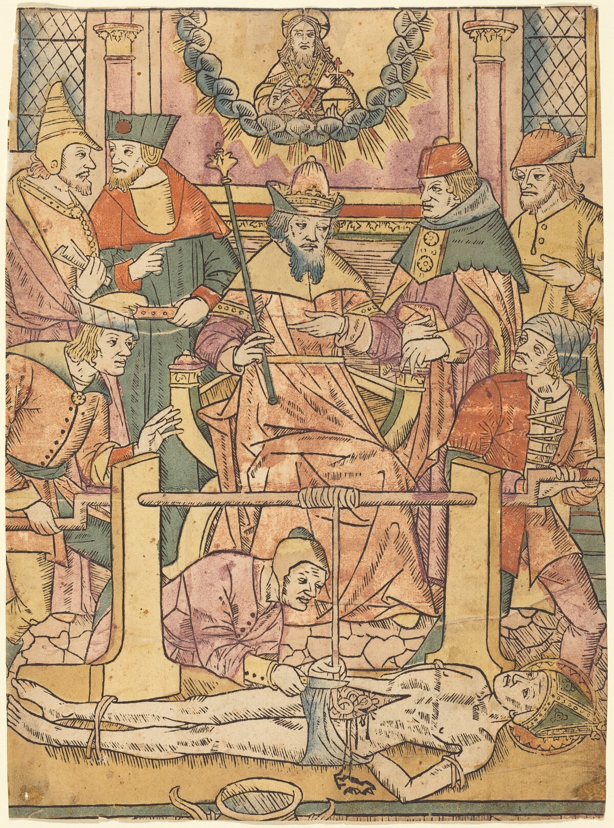 The Martyrdom of Saint Erasmus by French 15th Century