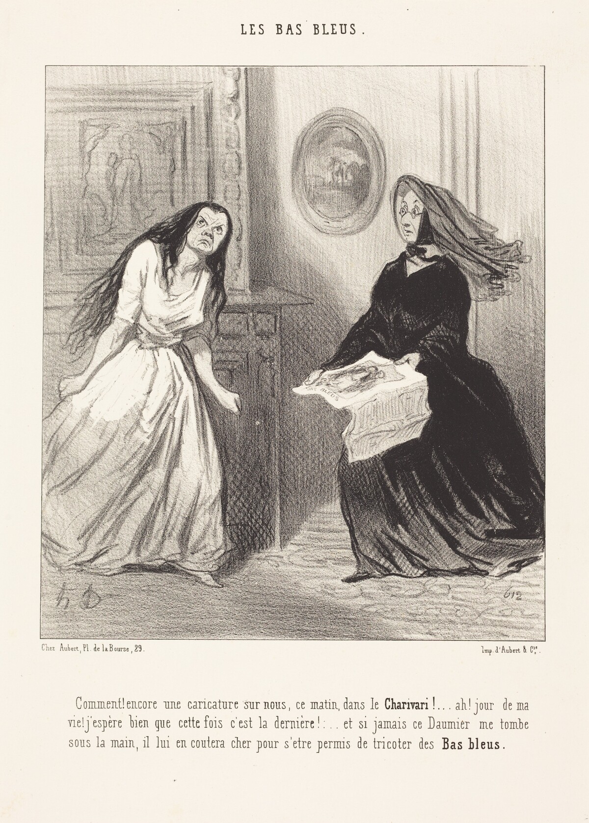 Comment! encore une caricature sur nous... by Honoré Daumier