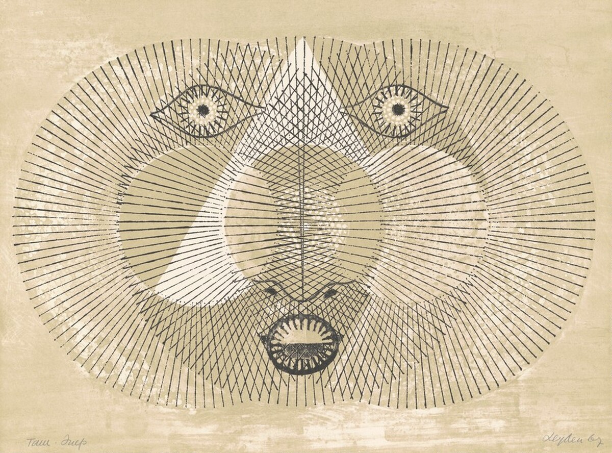 Japanese Moon III by Ernst Van Leyden