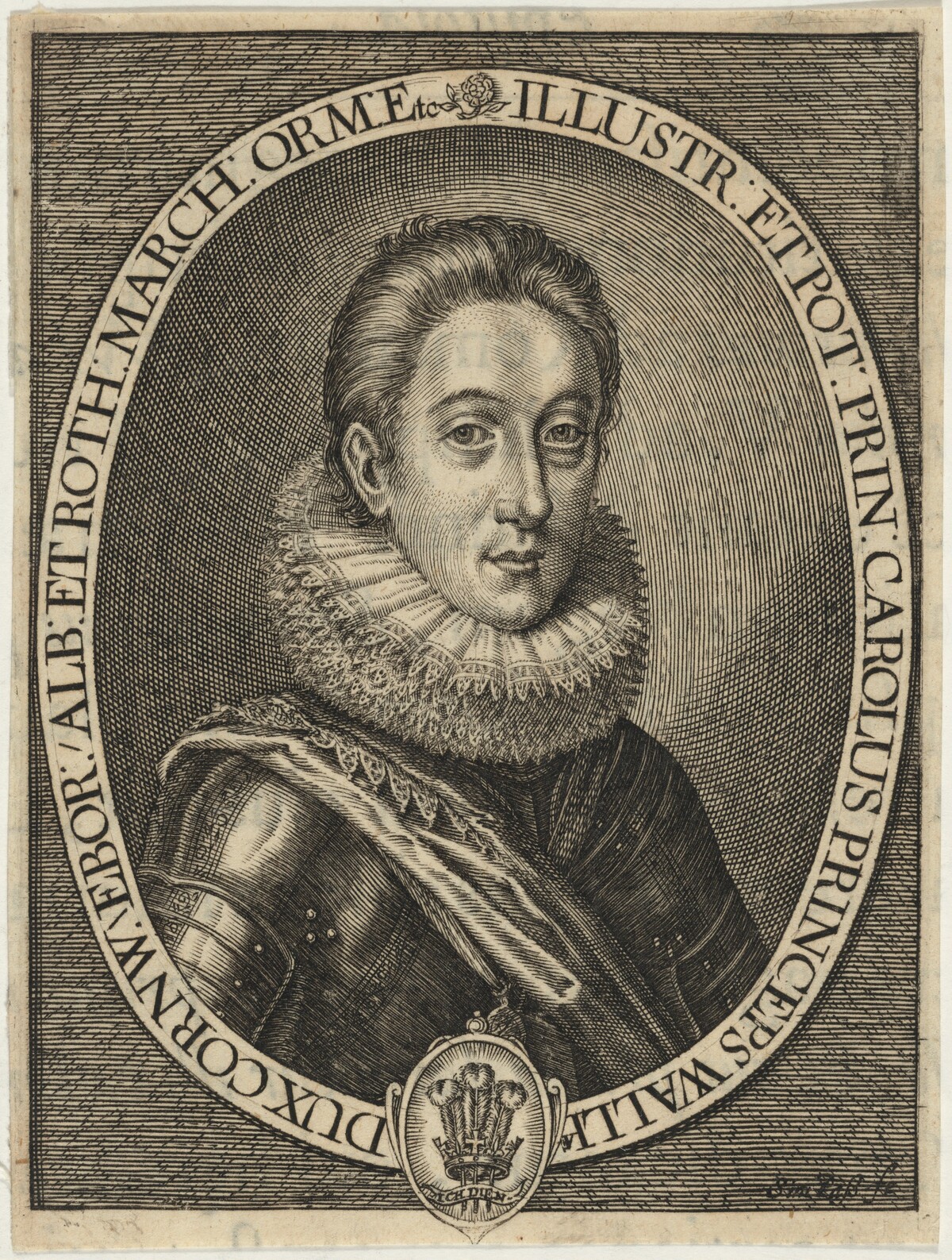 Charles I, King of England, as Prince of Wales by Simon de Passe