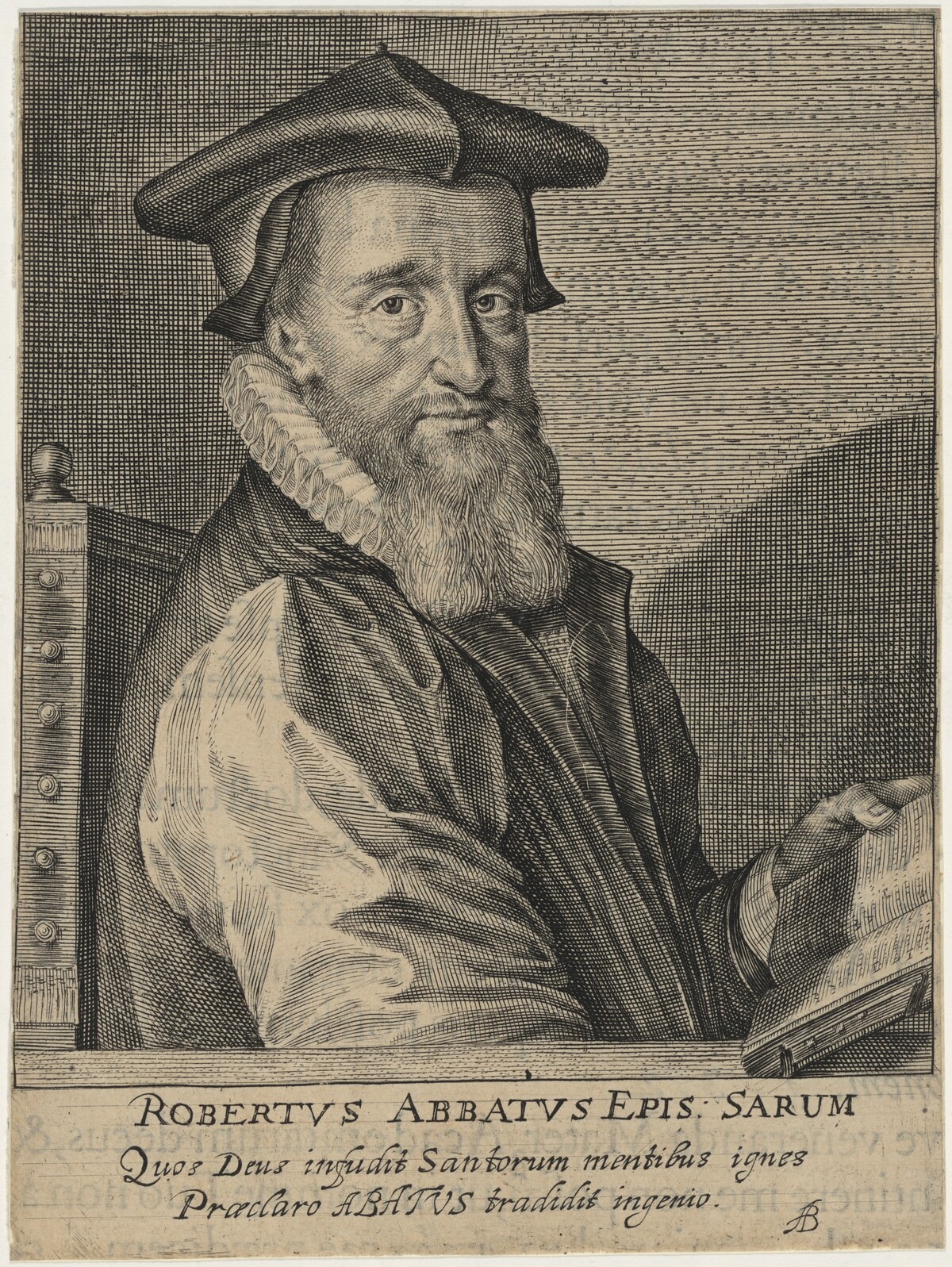 Robert Abbot, Bishop of Salisbury by Willem de Passe and Magdalena de Passe