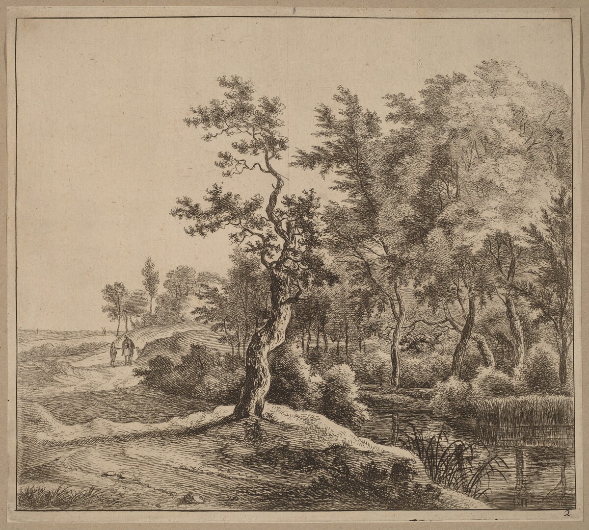 Landscape with a Winding Road by Jan Hackaert