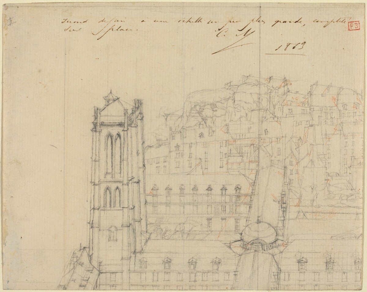 College Henri IV by Charles Meryon