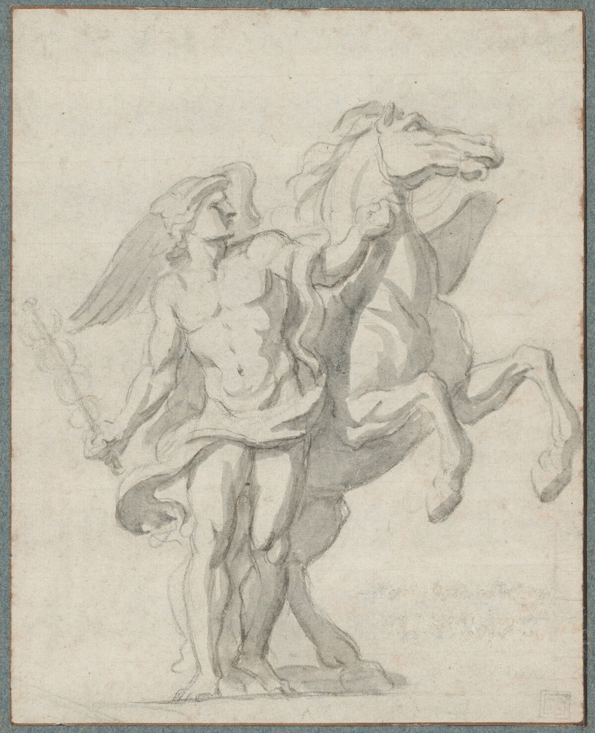 Mercury and Pegasus by Charles Le Brun