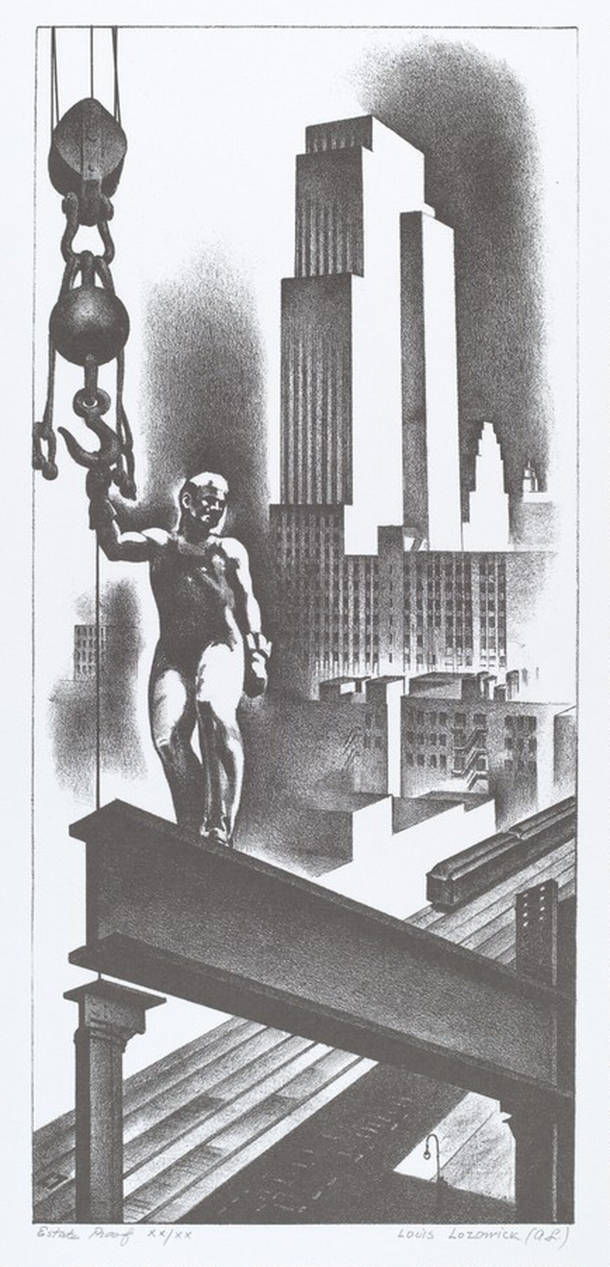 Above the City by Louis Lozowick