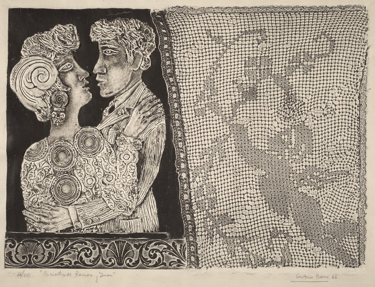 The Meeting of Ramona and John by Antonio Berni