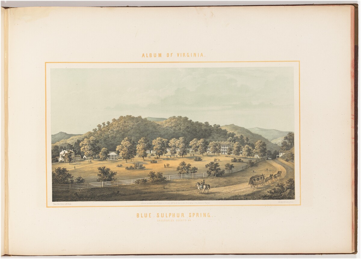 Blue Sulphur Spring by after Edward Beyer