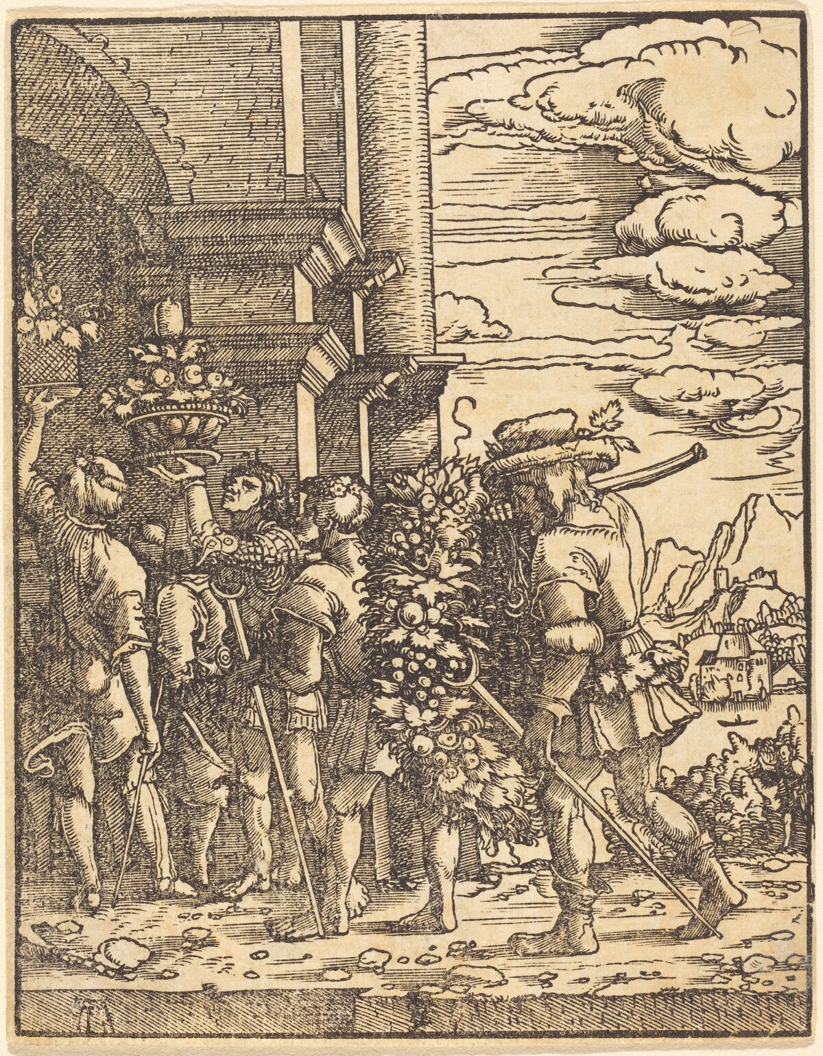 Joshua and Caleb by Albrecht Altdorfer