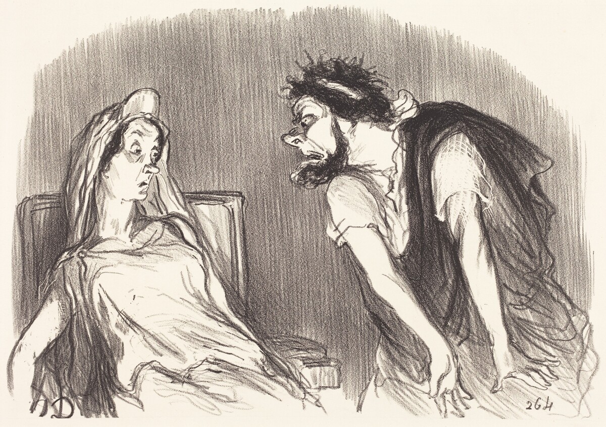 Oedipe by Honoré Daumier