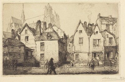 Old Houses at Amiens (Vieilles maisons a Amiens)