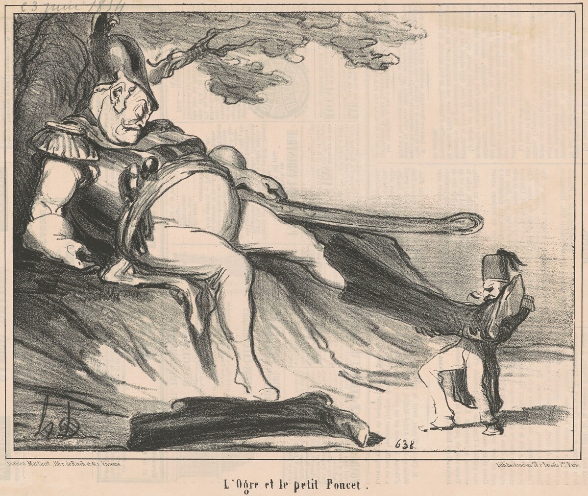 L'ogre et le petit poucet by Honoré Daumier