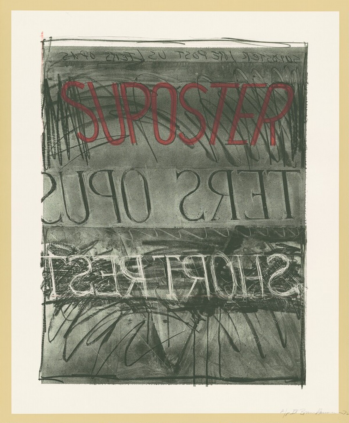 Suposter by Bruce Nauman
