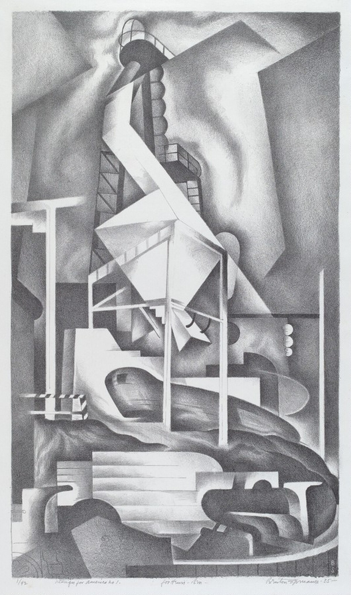 Design for America No. 1 by Benton Murdoch Spruance